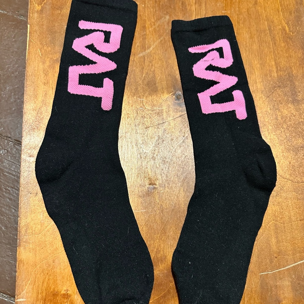 Rat Sound Black and Pink Socks